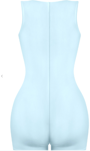 Sleeveless Tank Scoop Neck Romper