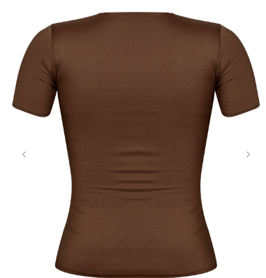 Short Sleeve Round Neck Solid Basic Top