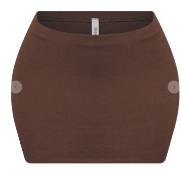 Basic Solid Micro Mini Skirt