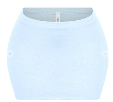 Basic Solid Micro Mini Skirt